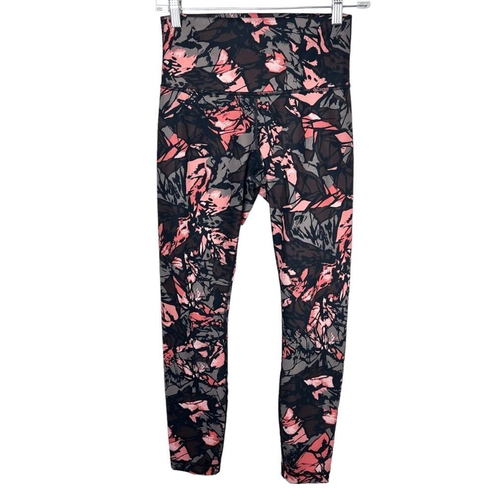 Lululemon High Times Pant Paint Storm Espresso Multi Full On Luxtreme 7/8 Sz 6